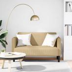 vidaXL Loveseat bank 109 cm corduroy stof grijsgroen, Huis en Inrichting, Verzenden, Nieuw