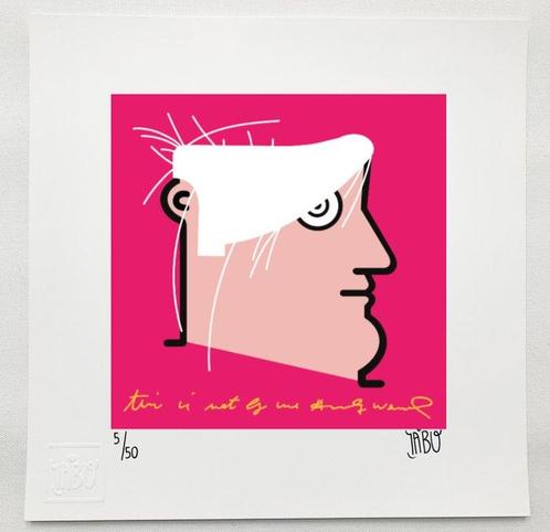 IABO (1980) - This is not by me (Portrait of Andy Warhol), Antiek en Kunst, Kunst | Designobjecten