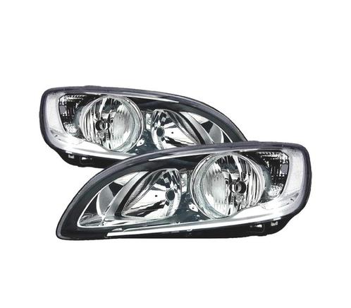 Phares Pour Volvo S60 V60 13- Daylight Led Fond Noir, Auto-onderdelen, Verlichting, Verzenden