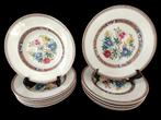 Limoges - Tafelservies voor 6 (14) - Hibiscus - Porselein -