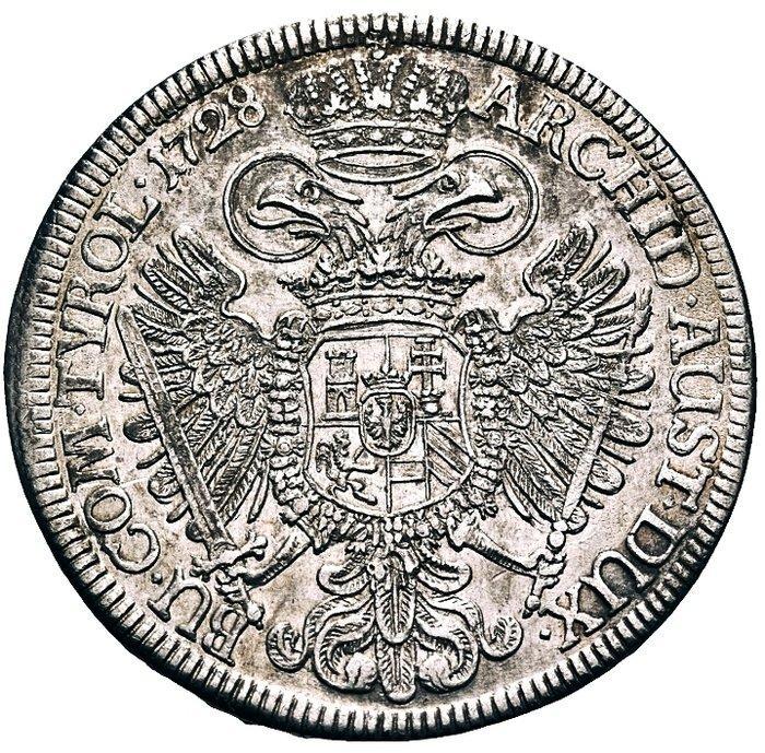 Oostenrijk. Charles VI. Thaler 1728, Postzegels en Munten, Munten | Europa | Niet-Euromunten