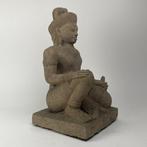 Zandsteen knielende Shiva - Cambodja - 20e eeuw, Antiek en Kunst