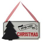 Hangbord Sleeps Until Christmas 21,5cm, Verzenden, Nieuw