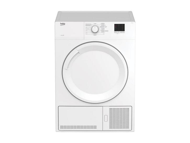 Beko Dc7230bx - Condensdroger - 7 kg - 65 dB - Startuitstel, Elektronische apparatuur, Droogkasten, Zo goed als nieuw, Verzenden