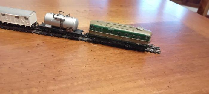 Lima H0 - Train miniature (7) - d341 avec 6 wagons - FS, Hobby & Loisirs créatifs, Trains miniatures | HO