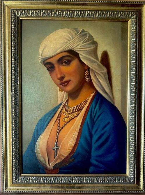 Scuola europea (XX), da Émile Lecomte-Vernet - Ritratto di, Antiek en Kunst, Kunst | Schilderijen | Klassiek