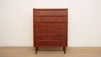 Vintage ladekast  | 6 lades | Deens design | 108 cm, Huis en Inrichting, Ophalen of Verzenden, Nieuw