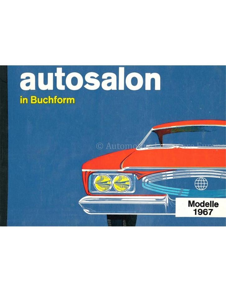 1967 AUTOSALON IN BUCHFORM, Boeken, Auto's | Boeken