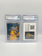 Pokémon - 2 Graded card - PIKACHU WITH GREY FELT HAT +, Hobby & Loisirs créatifs
