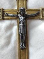Antique Crucifix - Cuivre, Plaqué(e) argent - 1850-1900 -