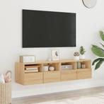 vidaXL Tv-meubels 2 st 60x30x30 cm bewerkt hout sonoma, Nieuw, Verzenden