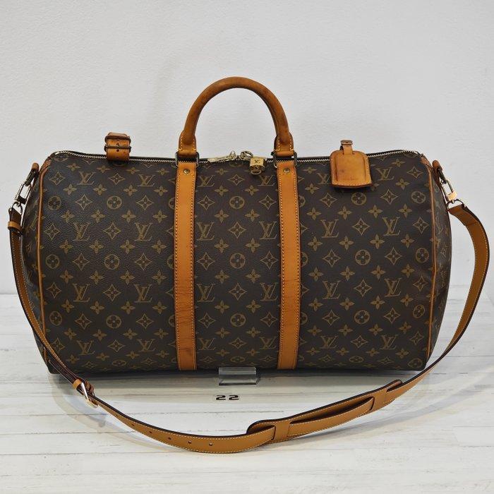 Louis Vuitton - KEEPALL 50 BANDOULIERE - Sac de voyage, Handtassen en Accessoires, Tassen | Damestassen