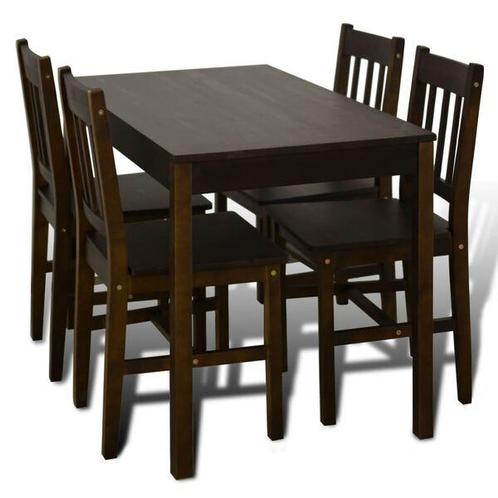Appartement Deal! Houten Eethoek met Korting -40%!, Huis en Inrichting, Complete eetkamers, 4 tot 6 stoelen, Nieuw, Verzenden