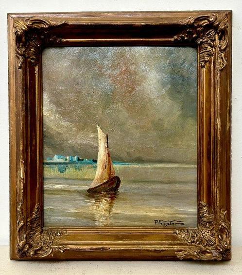 Pietro Fragiacomo (1856–1922), Attribué(e) à - Venezia - NO, Antiek en Kunst, Kunst | Schilderijen | Klassiek