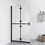 vidaXL Inloopdouchewand inklapbaar 110x190 cm ESG-glas mat, Verzenden, Nieuw