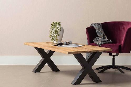 Salontafel Mangohout Cedric 130 cm, Huis en Inrichting, Tafels | Salontafels, Nieuw, Verzenden