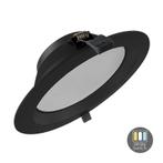 LED Downlight - Ortho - CCT Switch - Ø195 - 20w - Zwart, Verzenden, Nieuw