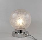 Marius Sabino - French art deco lamp - Lampe - Verre, bronze