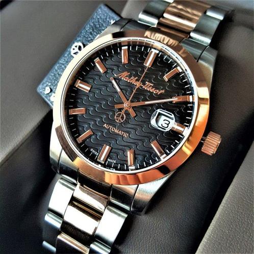 Mathey-Tissot - Swiss Automatic - Cyclops Loupe - Gold - New, Handtassen en Accessoires, Horloges | Heren