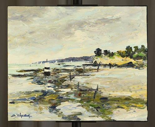 Jean Levasseur (1935 - 2024) - Pointe de Locruirec, Antiek en Kunst, Kunst | Schilderijen | Klassiek
