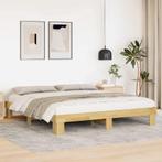 vidaXL Bedframe zonder matras 200x200 cm massief hout eiken, Verzenden, Nieuw