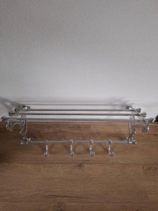 Kapstok - art deco stijl - Aluminium, Antiquités & Art, Curiosités & Brocante