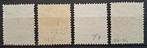 Pays-Bas 1881 - Port P3, P4, P9, P10 - en position A, type, Gestempeld