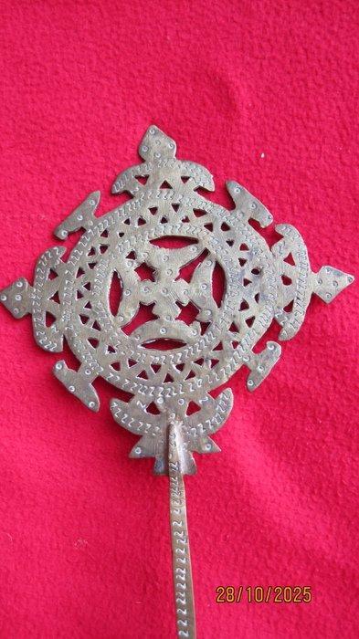 Ethiopisch kruis - Lalibela kruis/Meskel - Amhara - Ethiopië, Antiek en Kunst, Kunst | Niet-Westerse kunst