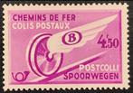 België 1938 - ZELDZAAM : Postpakketzegel Gevleugeld Wiel, Postzegels en Munten, Gestempeld