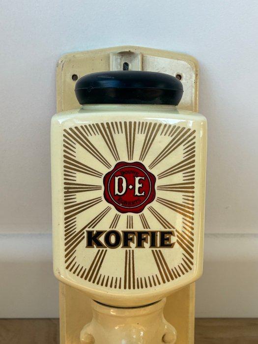 Douwe Egberts - Koffie - Koffiemolen - Emaille, Hout, Metaal, Antiquités & Art, Antiquités | Ustensiles de cuisine
