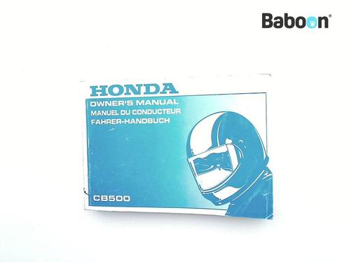 Livret dinstructions Honda CB 500 1993-1996 (CB500 R-T), Motoren, Onderdelen | Honda, Verzenden