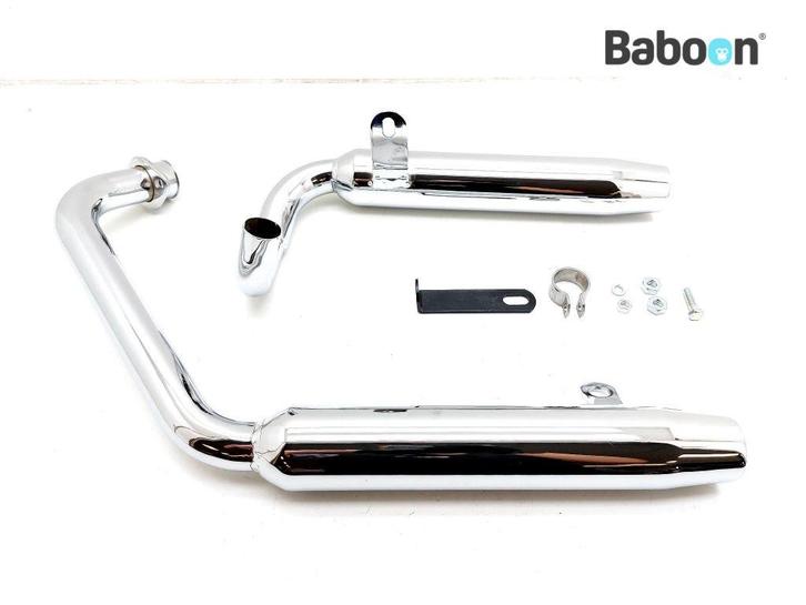 Set silencieux déchappement Sport Yamaha XV 500 Virago, Motoren, Onderdelen | Yamaha, Verzenden