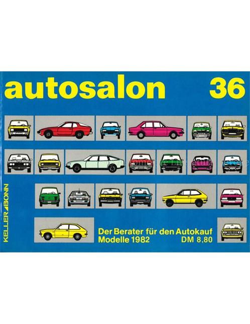 1982 AUTOSALON 36, Boeken, Auto's | Boeken