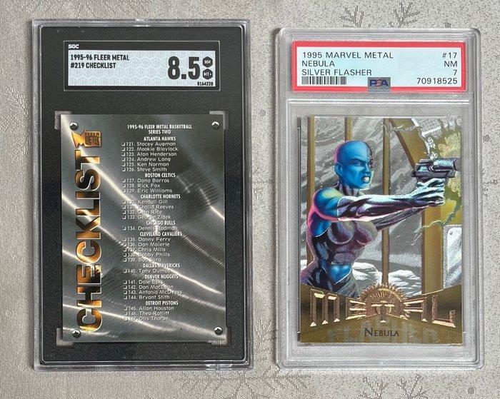 Marvel Metal - 1995 Fleer - Silver Flasher #17 Nebula, #219, Verzamelen, Overige Verzamelen