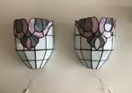 Wandlamp (2) - Glas-in-lood - Tiffany-stijl