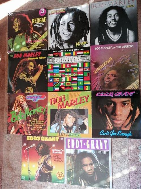 Eddy Grant , Bob Marley - 10 LPs + 1 Maxi - Diverse titels -, CD & DVD, Vinyles Singles