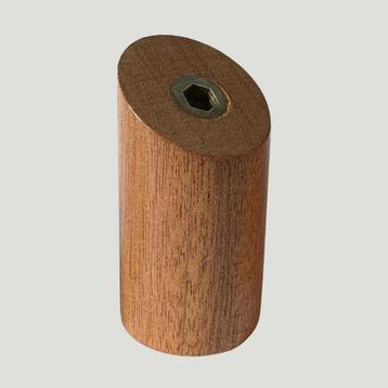 Set van 6 houten kledinghaken (kapstok), sapeli beschikbaar voor biedingen