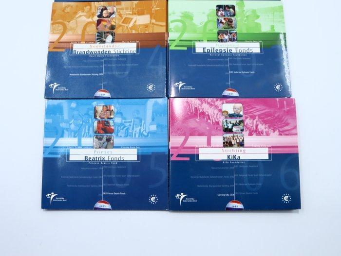 Nederland. Year Set (BU) 1999/2006 (8 stuks) (Zonder, Postzegels en Munten, Munten | Europa | Euromunten