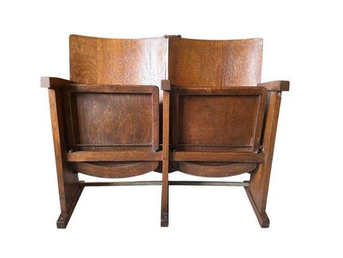 Stoel - Hout - Stel cinema stoelen, Antiek en Kunst, Kunst | Designobjecten