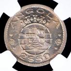 Portugees Angola. Republic. 2 ½ Escudos 1953 - NGC - MS 64