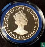 Kaaimaneilanden 5 dollars 1992 (PROOF) Summer Olympics i..., Verzenden, Losse munt, Goud