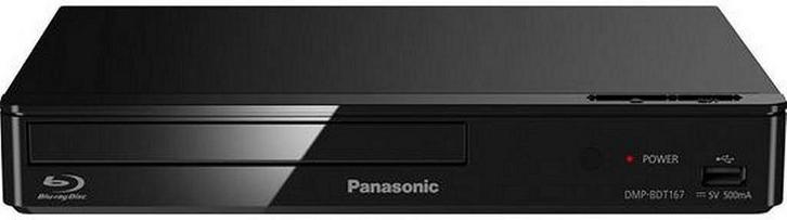 Blu ray speler Panasonic DMP-BDT167EG - Zwart SHOWMODEL, Audio, Tv en Foto, DVD spelers, Nieuw, Verzenden