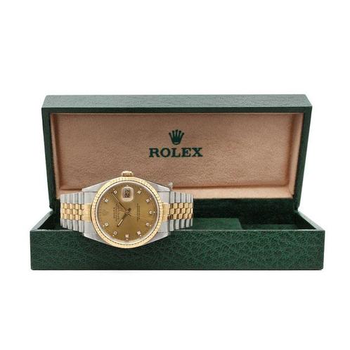 Rolex - Datejust - 16233G - Unisexe - 1990-1999, Handtassen en Accessoires, Horloges | Heren