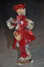 Murano - Figuur - Salviati Noble beeldje - Roodgeblazen glas