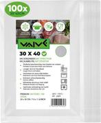 2dekans | Vaive Vacuumzakken Voedsel 30 x 40 - 100 stuks -, Ophalen of Verzenden, Nieuw