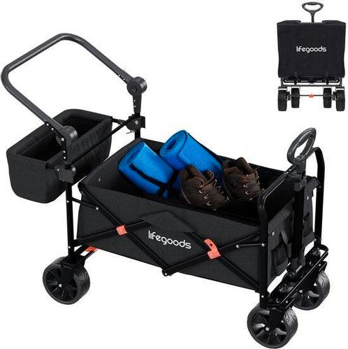 Tweedekans | LifeGoods Bolderkar - Opvouwbaar - Tot 120KG -, Caravans en Kamperen, Bolderkarren, Ophalen of Verzenden
