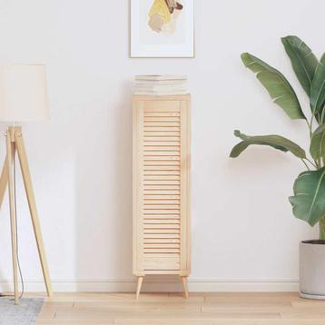 vidaXL Kastdeur met lamellen 99x29,5 cm massief grenenhout, Doe-het-zelf en Bouw, Verzenden, Nieuw