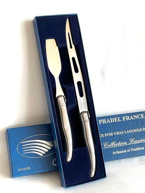 Laguiole Pradel France , Service Foie Gras , Collection, Antiek en Kunst, Antiek | Keukengerei