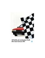 1986 VOLKSWAGEN SCIROCCO BROCHURE DUITS, Livres