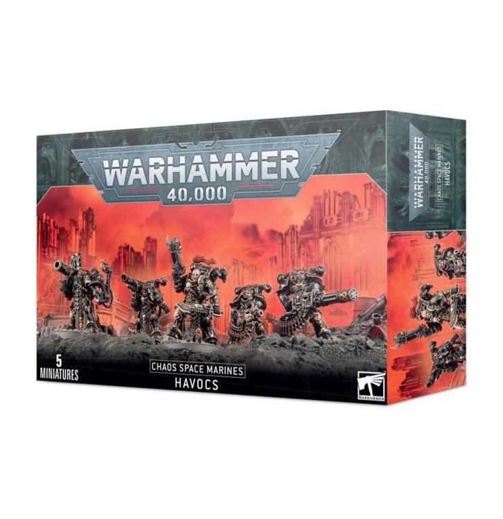 Chaos Space Marines Havocs (Warhammer nieuw), Hobby en Vrije tijd, Wargaming, Ophalen of Verzenden